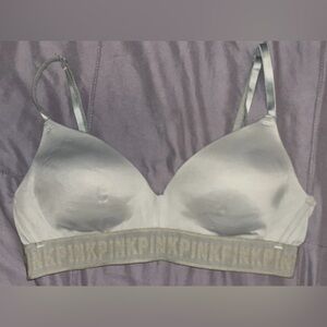 PINK Victoria's Secret Gray Bra